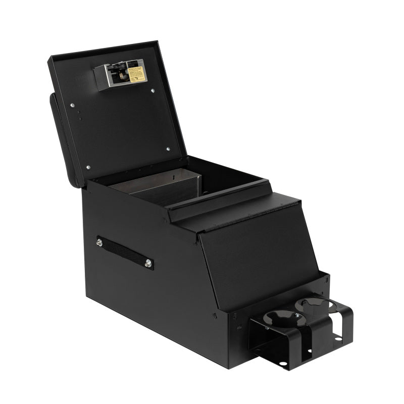 Tuffy Products 017-01 Deluxe 12.5-Inch Black Steel Security Console for Powersports Vehicles