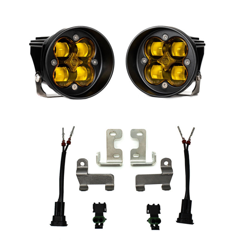 Baja Designs 2016+ Toyota RAV4 Squadron Fog Light Pocket Kit - Amber