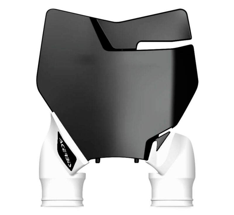 Acerbis Raptor Front Number Plate for KTM SX125/150, SX-F, XC-F, SX250, XC (2016-2018) - Black/White