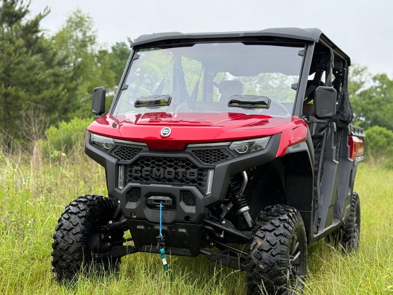 Seizmik 25+ CFMOTO U10/ 10 XL Pro Toolless Windshield - Hardcoated