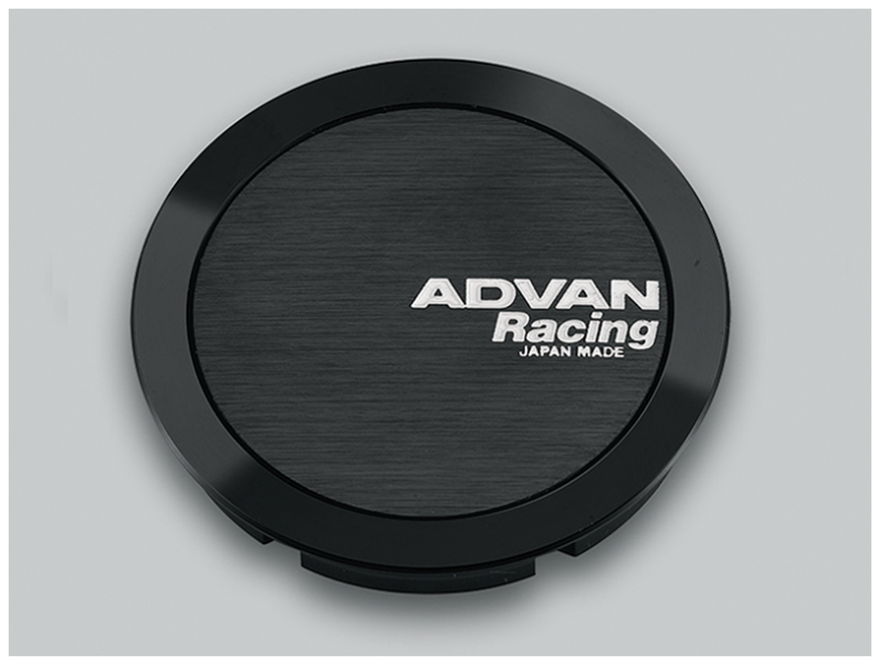 Advan 73mm Full Flat Black Centercap for Alloy Wheels – Fits Most Vehicles