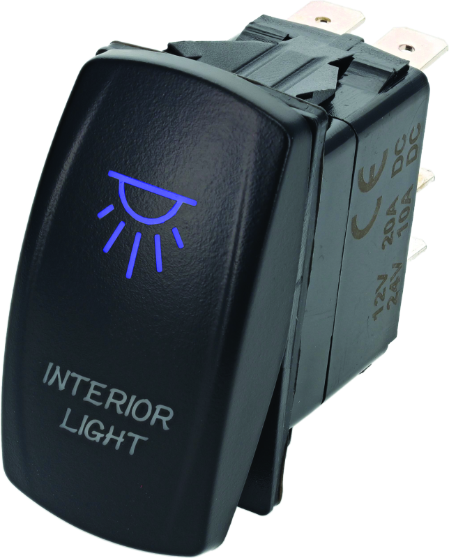 DragonFire Racing Lighted On/Off Switch with Blue LED - Part #521377