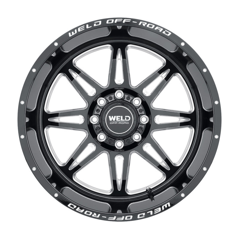 Weld Cheyenne W132 Series 20x10 Wheel – 8x170 Bolt Pattern, -18 Offset, Gloss Black MIL Finish