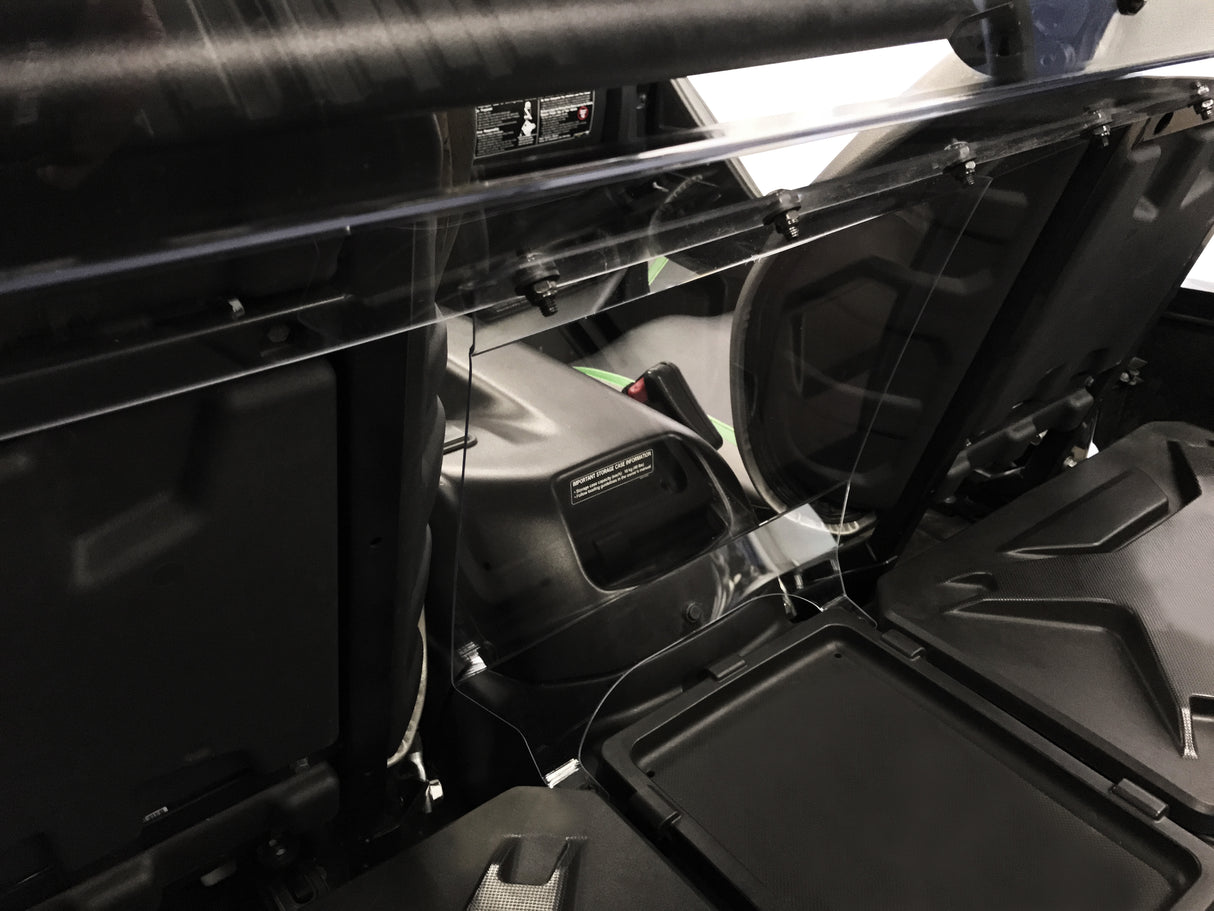 SPIKE Rear Windshield Clear for Kawasaki KRF 800 Teryx (2014-2017) - Model 77-8400-R