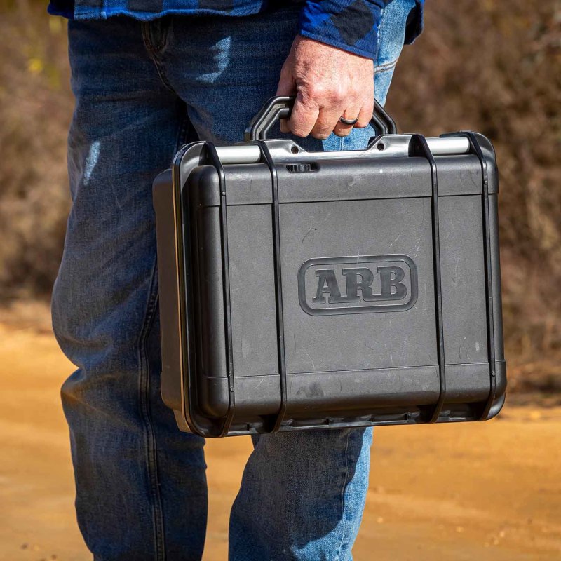 ARB Portable 12V Single Motor Air Compressor with Carrying Case and Accessories