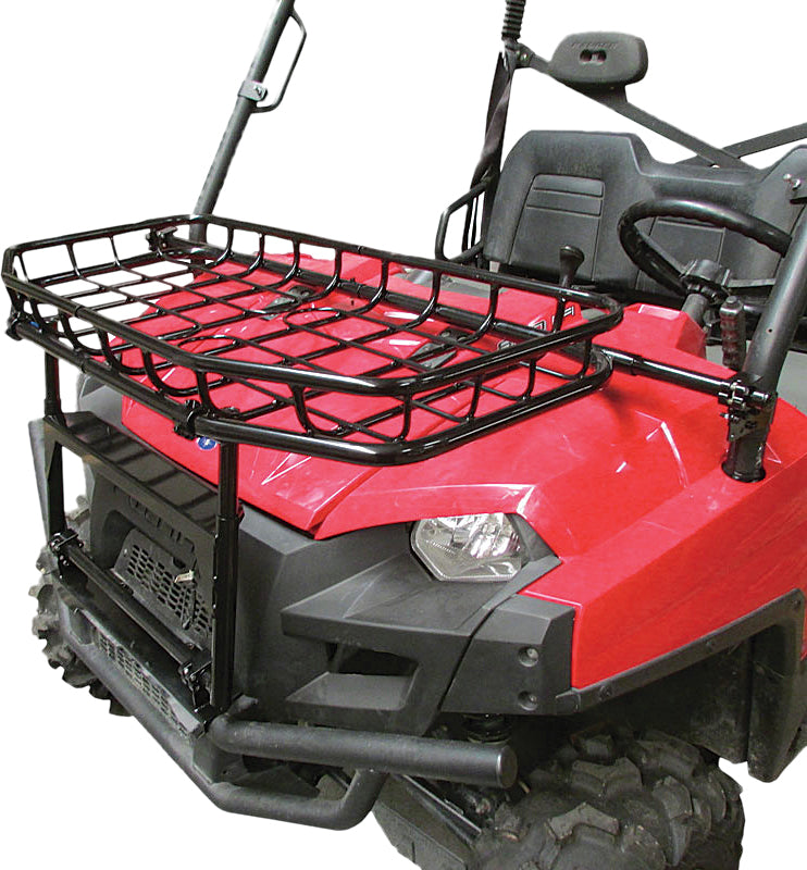 Seizmik Hood Rack for Polaris Ranger XP 900, 800 & Crew Models – Heavy-Duty Steel with Light Bar Mount