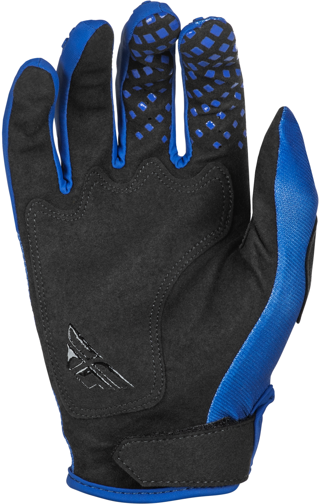 Fly Racing Kinetic Sym Gloves for Motorcycle and ATV - Ultramarine/Dark Blue, Medium