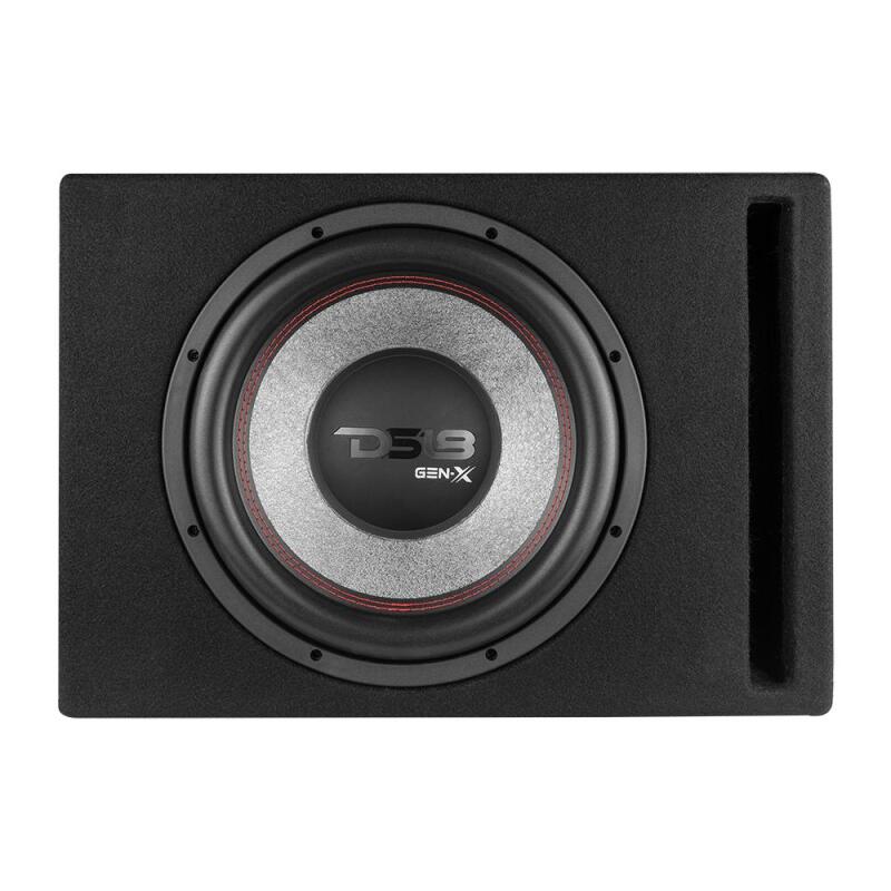 DS18 GEN-X112LD 12-Inch Loaded Subwoofer with Ported Enclosure — 450 Watts RMS for Car Audio Systems, Fits Most Vehicles