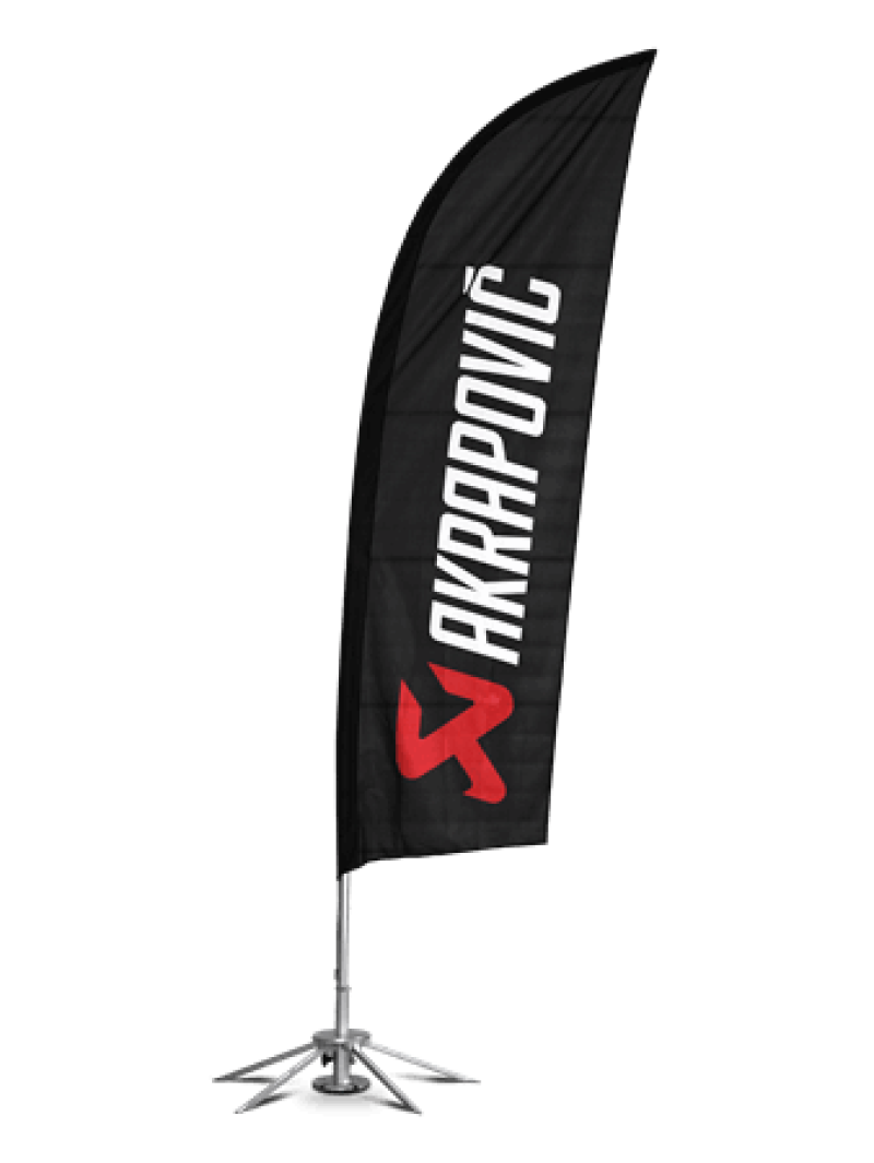 Akrapovic Self-Standing Flag Set - Automotive Display Flag