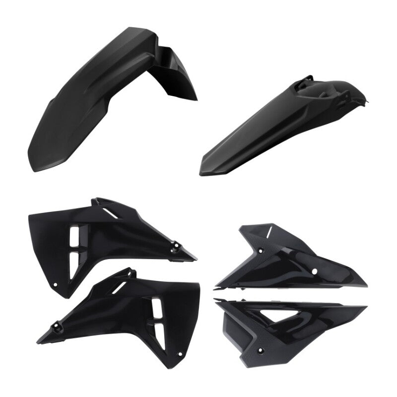Acerbis Plastic Kit for Honda CRF250R and CRF450R (Part Number 2985990001) - Black