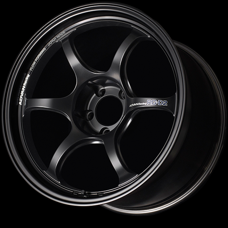 Advan RG-D2 17x8.5 -10mm 6x139.7 Semi Gloss Black Wheel for Ford F-150, Toyota Tacoma, Nissan Frontier, and more