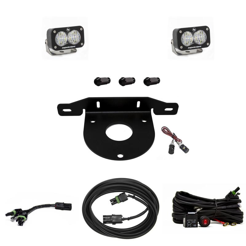 Baja Designs 2021+ Ford Bronco Dual S2 Sport with Reverse Kit - Waterproof, ClearView Optics