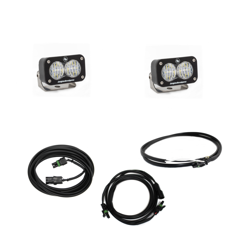 Baja Designs Jeep JL LED Reverse Light Kit with Upfitter Dual S2 Sport and C-Channel - Part #447651UP