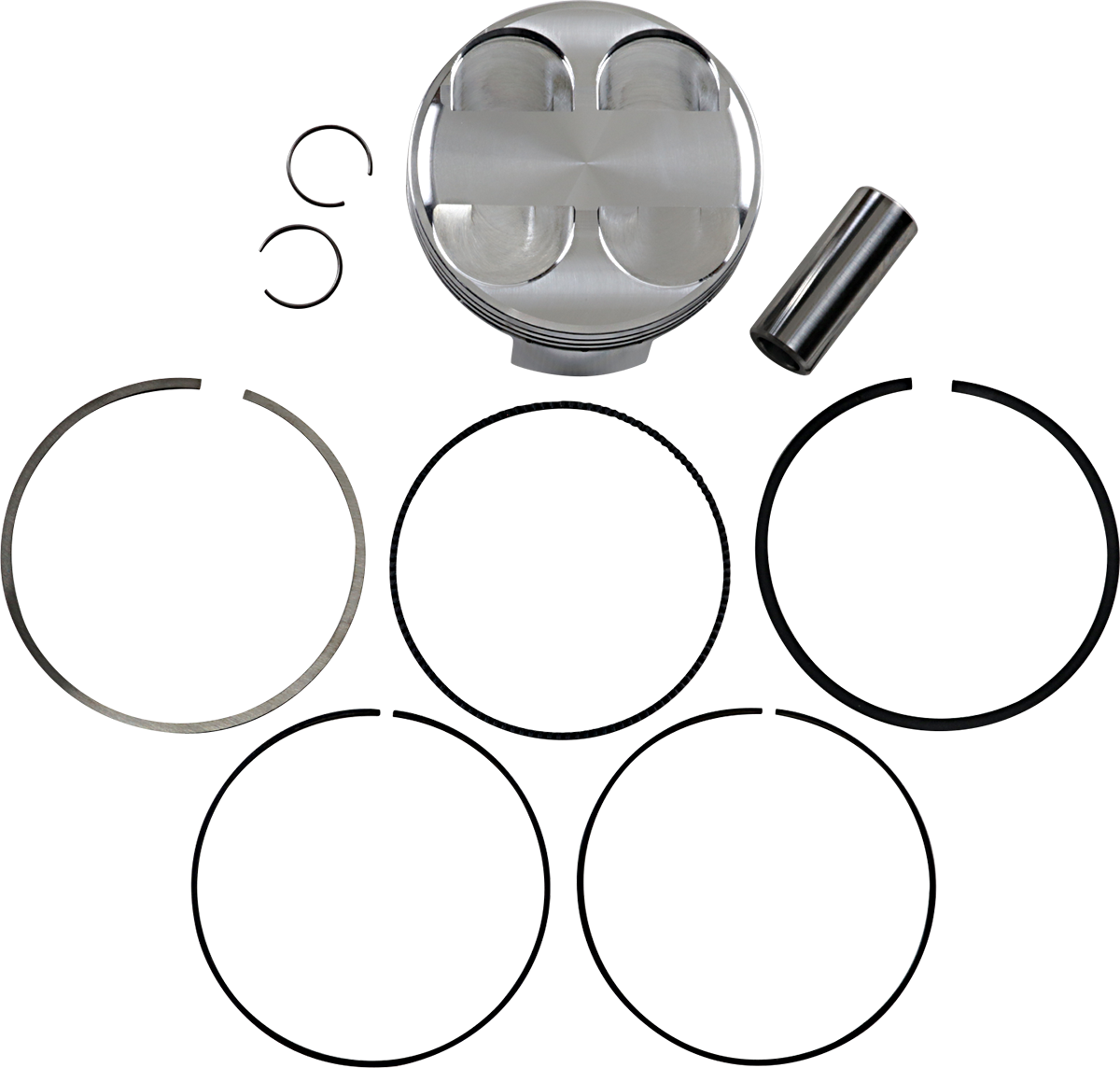 JE PISTONS Piston Kit - 96.00 mm - 12.8:1 CR - Kawasaki 284682