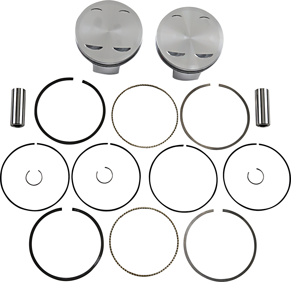 JE PISTONS Piston Kit - 94.00 mm - 11.5:1 CR - Arctic Cat 317198
