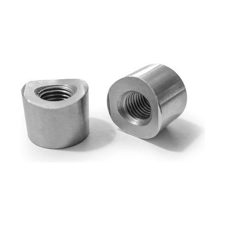 Universal M10x1.25P Coped Steel Weld Bung | DRT Motorsports