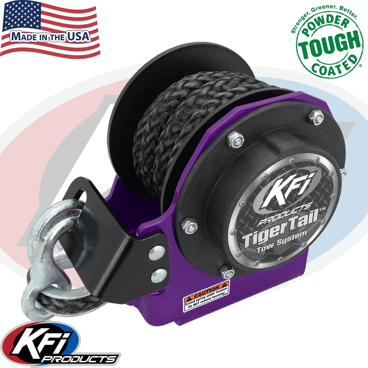 KFI Tiger Tail Tow System (Multiple Color Options)
