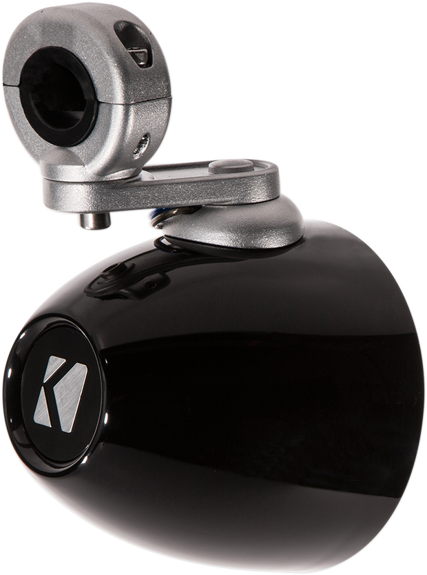 KICKER Weatherproof 4-Inch Speaker Housing with 360-Degree Rotation for Jeep Wrangler, Toyota Tacoma, Ford F-150 - Part 40KMMTES