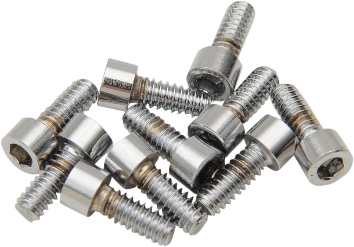 DRAG SPECIALTIES MPB191S Replacement Socket-Head Bolts for Harley-Davidson Motorcycles - 10 Pack