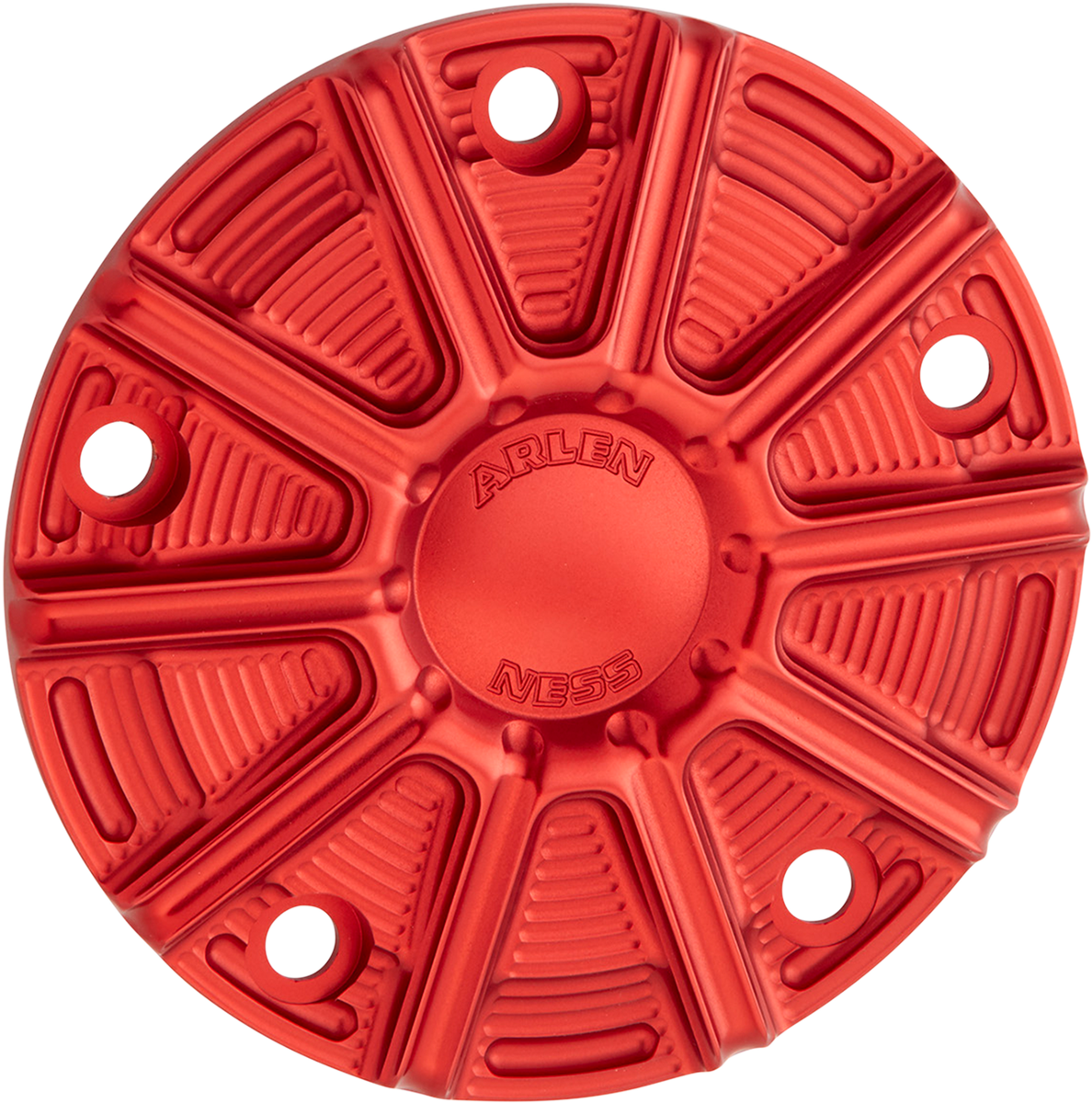 ARLEN NESS Points Cover - Red - Twin Cam 700-030