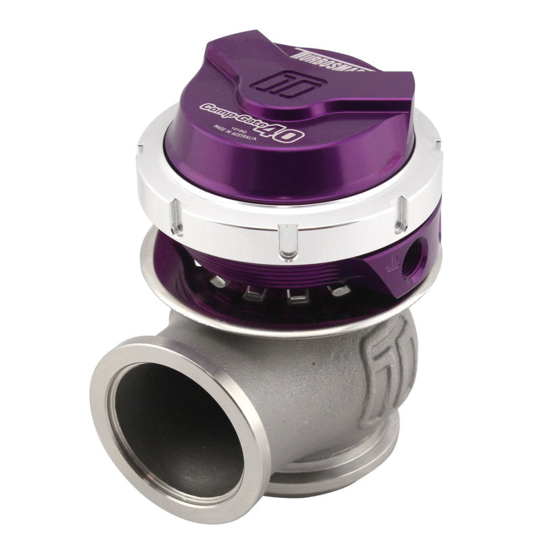 Turbosmart WG40 Gen V CompGate 40mm External Wastegate – 14 PSI Purple for Automotive Performance