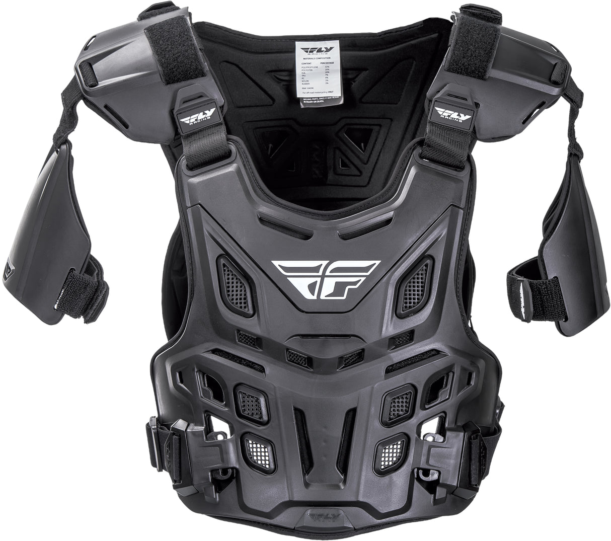 Fly Racing CE Revel Offroad Roost Guard Black for ATV and Dirt Bikes