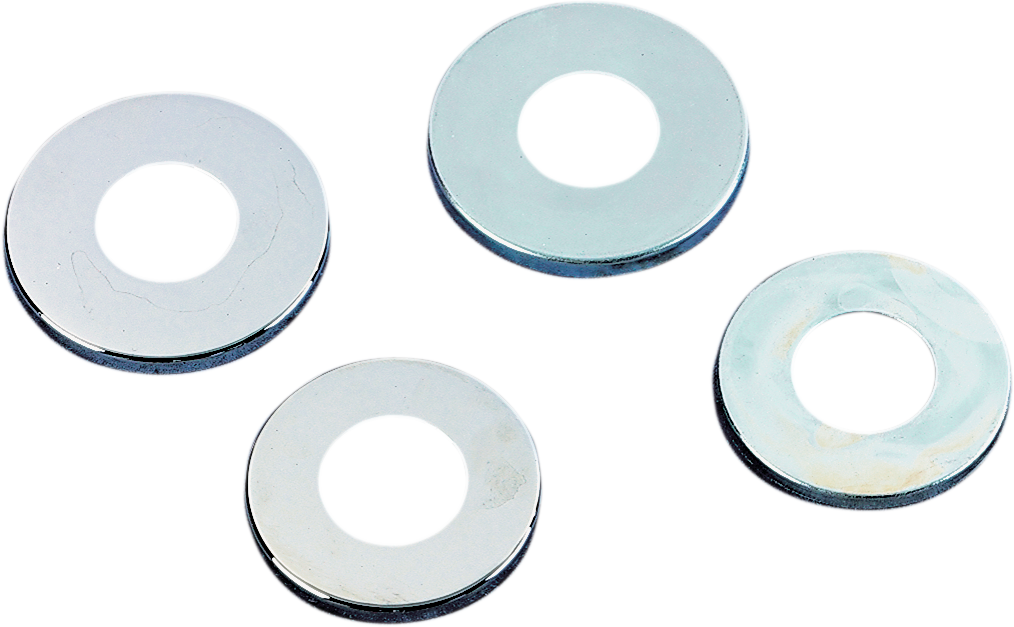 DRAG SPECIALTIES Zinc-Plated Fork Stem Dust Covers Set for Harley-Davidson with Timken Bearings - Part 093460-BC1