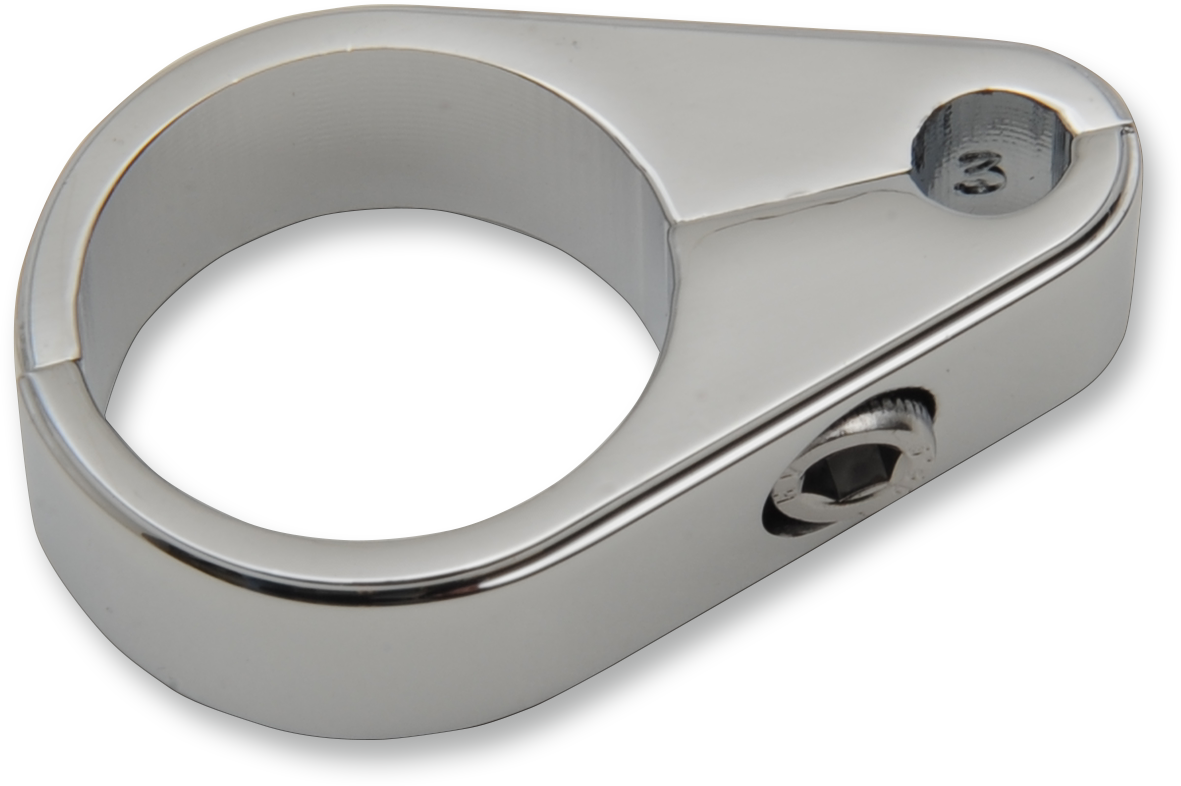 DRAG SPECIALTIES Die-Cast Cable Clamp - Single Throttle for 1-inch Frames, Part 11-0051-SC1