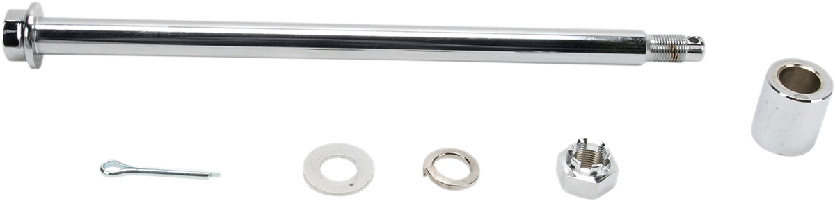 Drag Specialties Rear Chrome Axle Kit for Harley-Davidson Touring Models '80-'99, Part #16-0303-BC520