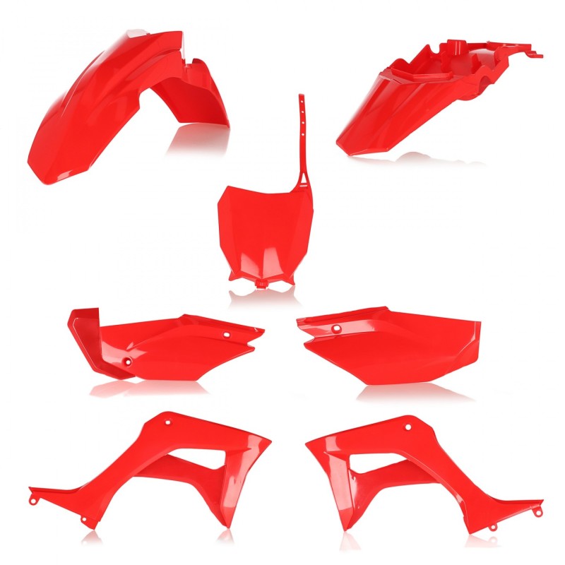 Acerbis 19+ Honda CRF110F Full Plastic Kit - Red | Powersports Replacement Body Panels