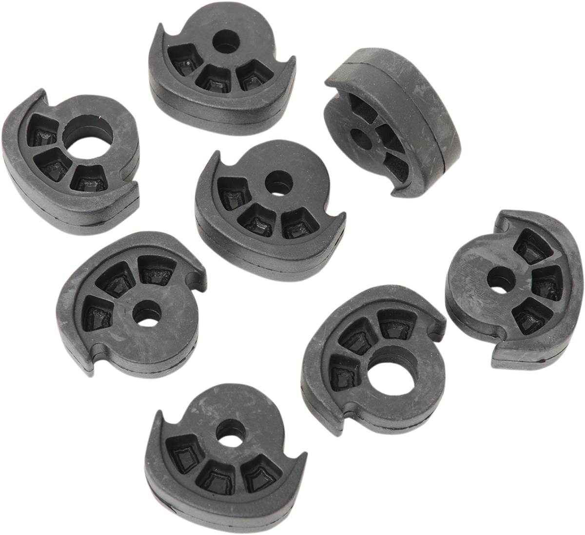 DRAG SPECIALTIES Large Foot Peg Rubber Set Part #361056-HC6 for Harley Davidson Motorcycles