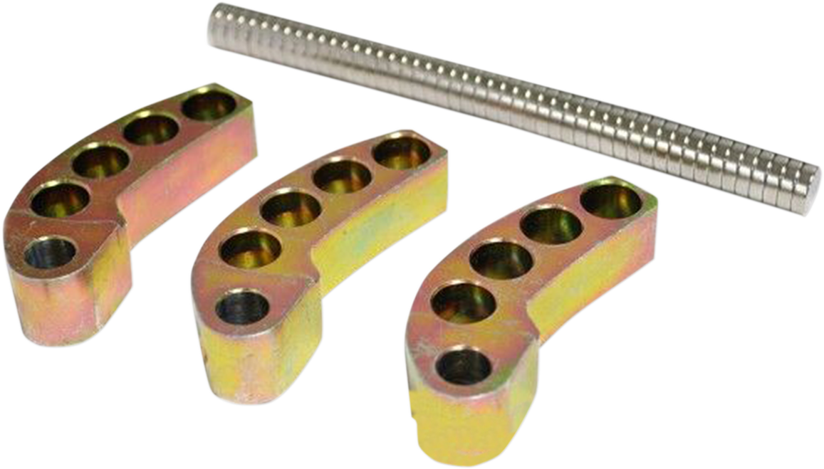 BIKEMAN PERFORMANCE Goldstar Magnetic Adjustable Clutch Weights - 54 g to 71 g - Polaris 07-GSW-5471