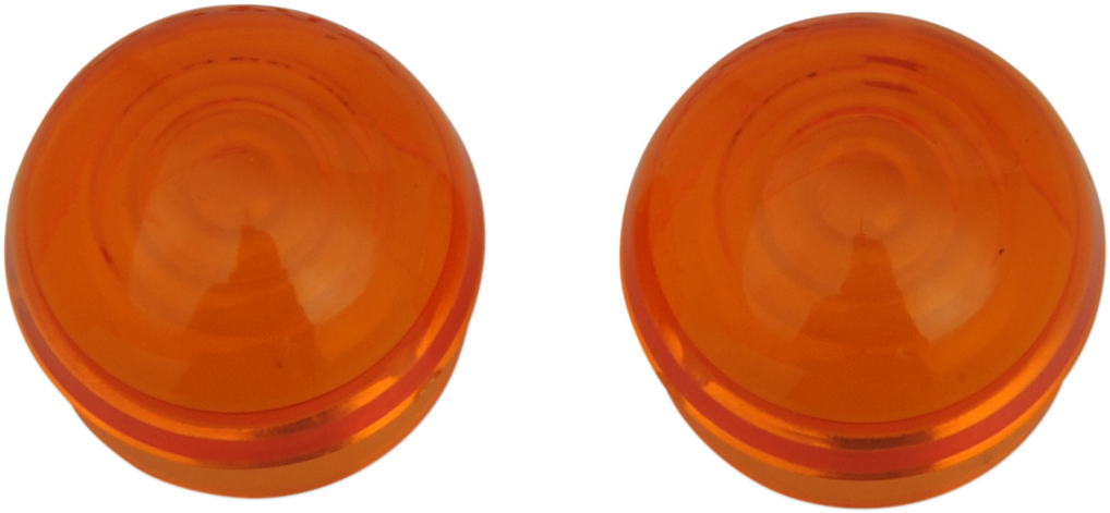 DRAG SPECIALTIES Replacement Amber Lens for Marker Lights - Part No. 20-6589AL-HC3
