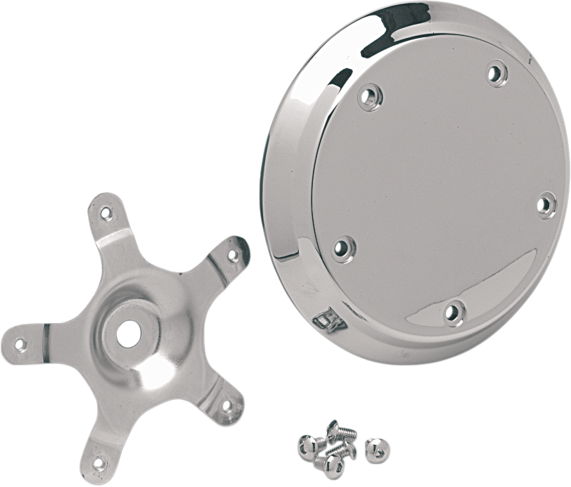 DRAG SPECIALTIES Five-Bolt Domed Air Cleaner Insert - Chrome for Harley-Davidson Motorcycles Part 14-0210-SC4