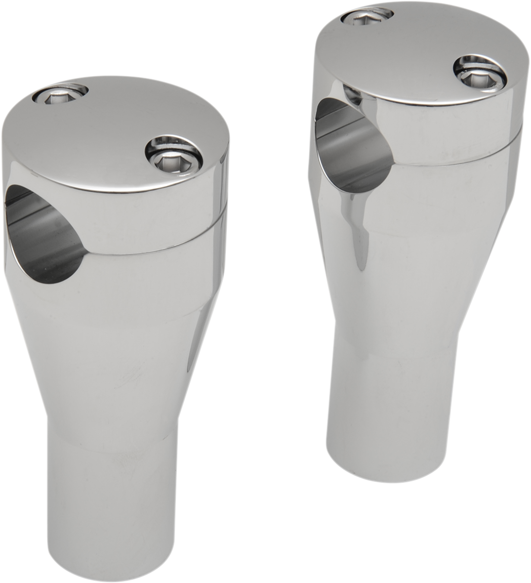 DRAG SPECIALTIES Handlebar Riser Sockets with Bolt Top - 4 Inch for Harley-Davidson Motorcycles