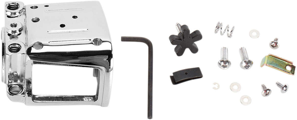 DRAG SPECIALTIES Handlebar Switch Housing Kit - Right Lower Chrome for Harley-Davidson Motorcycles 2000-2023