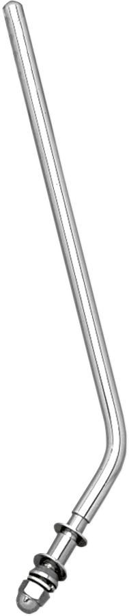 Drag Specialties 302106-BC412 Die-Cast Chrome Long Mirror Stem for Harley-Davidson Motorcycles