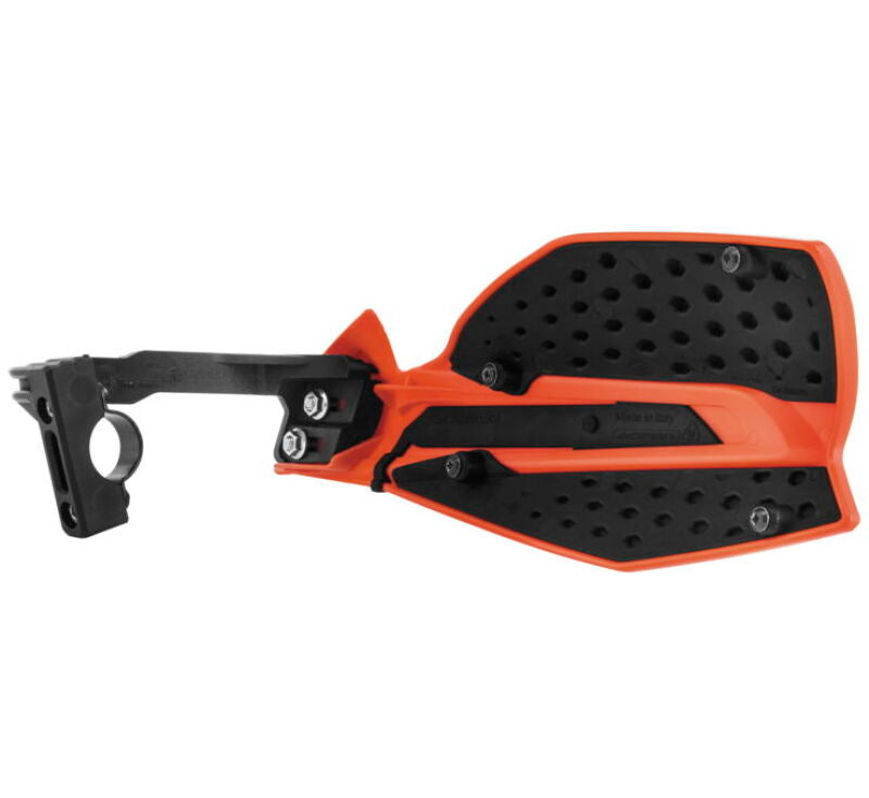 Acerbis X-Ultimate Handguard for Powersports Vehicles - Red/Black with Adjustable Mounting