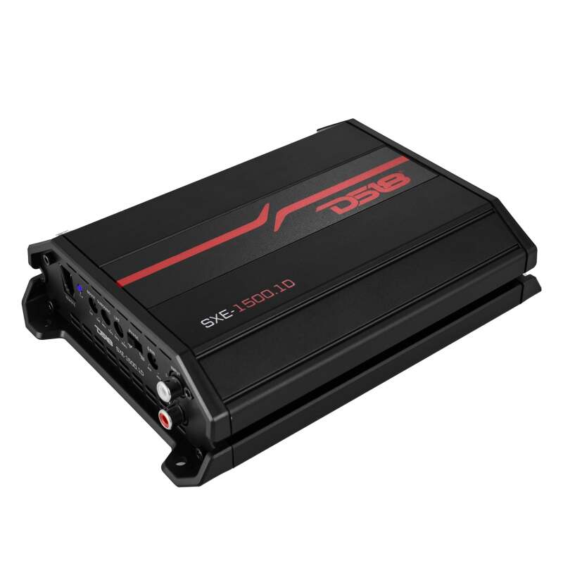 DS18 SXE-1500.1D/BK 1-Channel Class D Car Amplifier – 500W RMS at 1 Ohm, 350W RMS at 2 Ohms, 200W RMS at 4 Ohms – Compatible with Subaru WRX, Honda Civic, Ford Mustang, Toyota Camry, Chevrolet Silverado