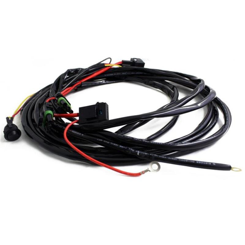 Baja Designs OnX6/S8/XL Pro/Sport Wire Harness – Max 2 Lights, Part 640115