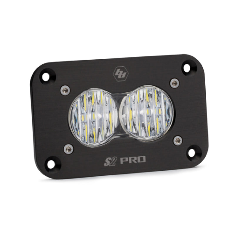 Baja Designs S2 Pro Flush Mount Wide Cornering Pattern LED Work Light - Clear by Baja Designs (Part #481005)