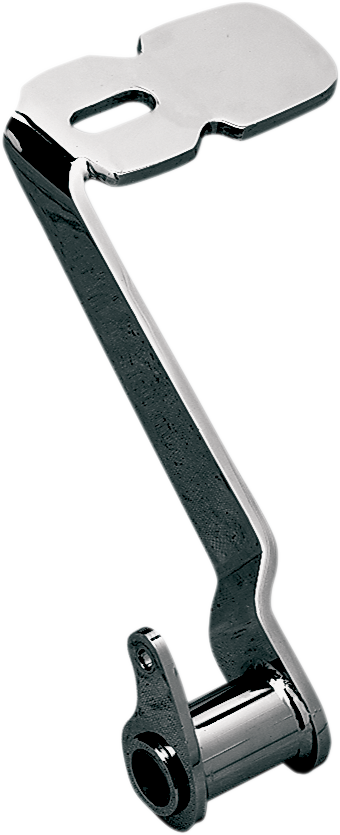 Drag Specialties Chrome Brake Pedal for Harley FLH/FLT with Zerk Fitting and Bushing - Part 35-0139-SC3