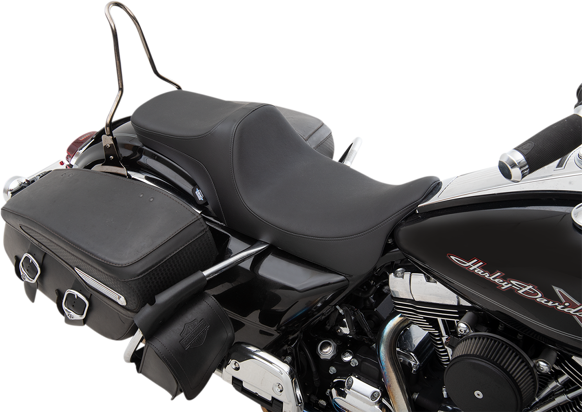 DRAG SPECIALTIES SEATS Predator III 2-Up Seat for Harley-Davidson FL Models 2008-2023 - Smooth Finish