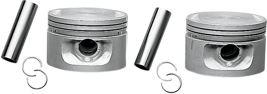 Drag Specialties Evolution Piston 750741-BX-LB1 for Harley-Davidson Touring and Softail Models