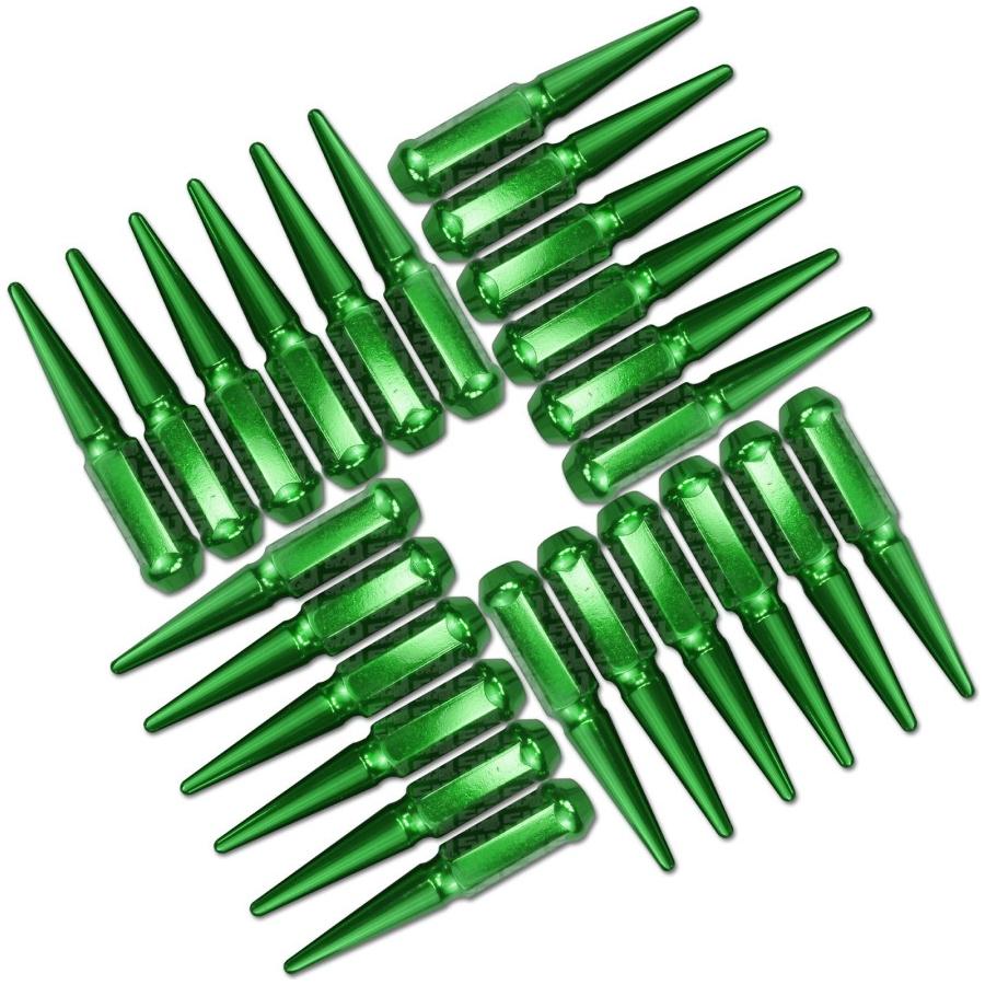 12 x 1.25mm Extended Spike Lug Nuts (60 Degree Taper Seat) | 50 Caliber Racing