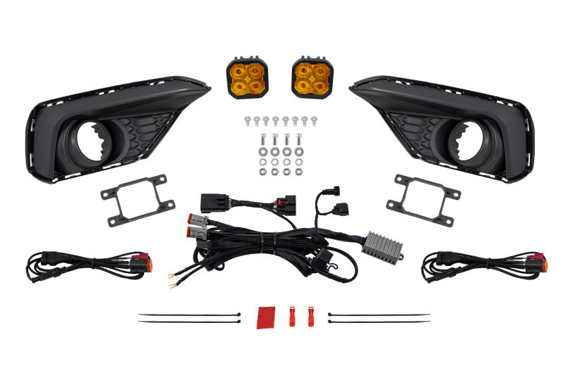 Diode Dynamics 2030 Ford Mustang EcoBoost SS3 Add-On Fog Lamp Kit Yellow Max