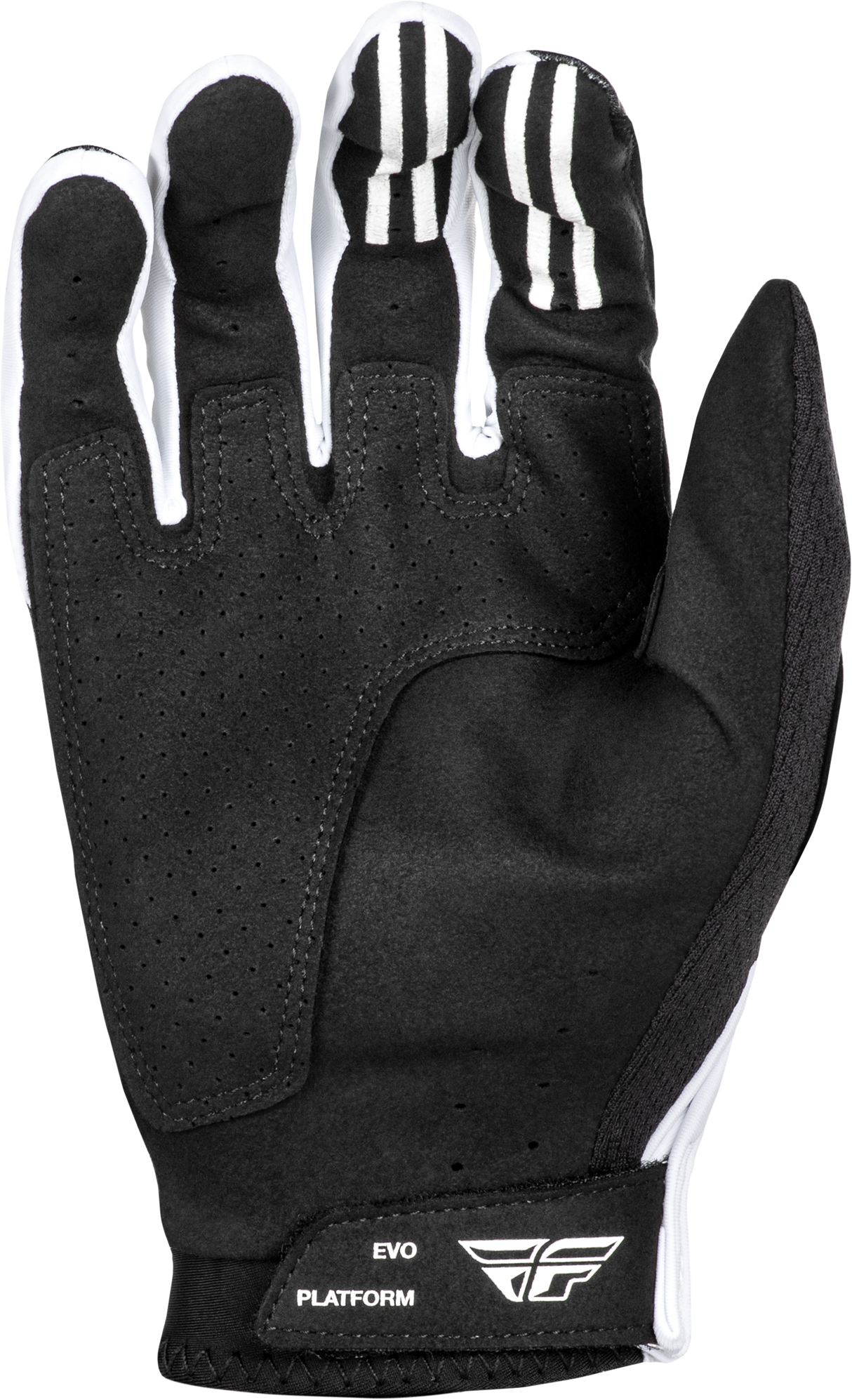 Fly Racing Evolution DST Gloves Black/White - Premium Race Gloves for Motorcycle and ATV Riders