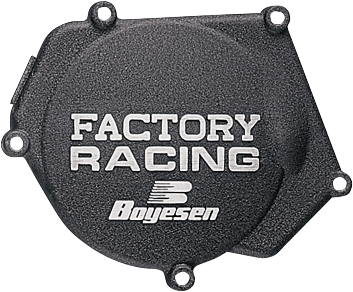 BOYESEN Ignition Cover for Kawasaki KX250 - Black - Part SC12B