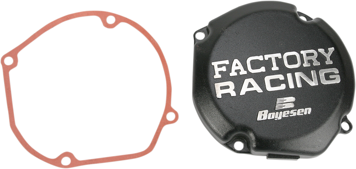 Boyesen Suzuki RM250 SC23B Ignition Cover - Black | Engine Protection and Seal