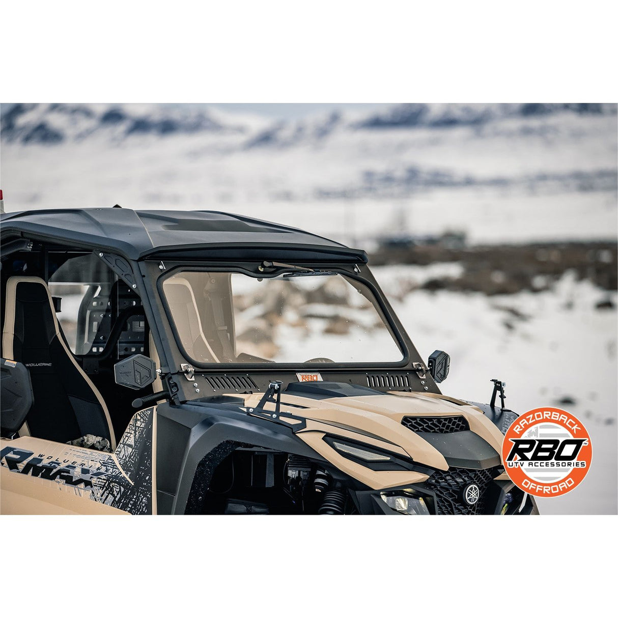 Yamaha Wolverine RMAX Folding Windshield